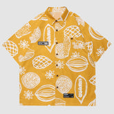 Camiseta de verano con grafiti de frutas